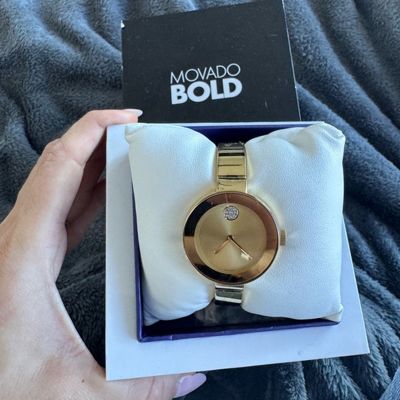 ❌SOLD❌ Movado Bold Gold Watch - Picture 2 of 3